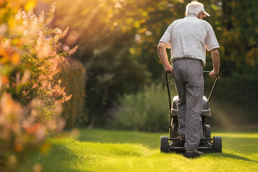 self propelled lawn mower